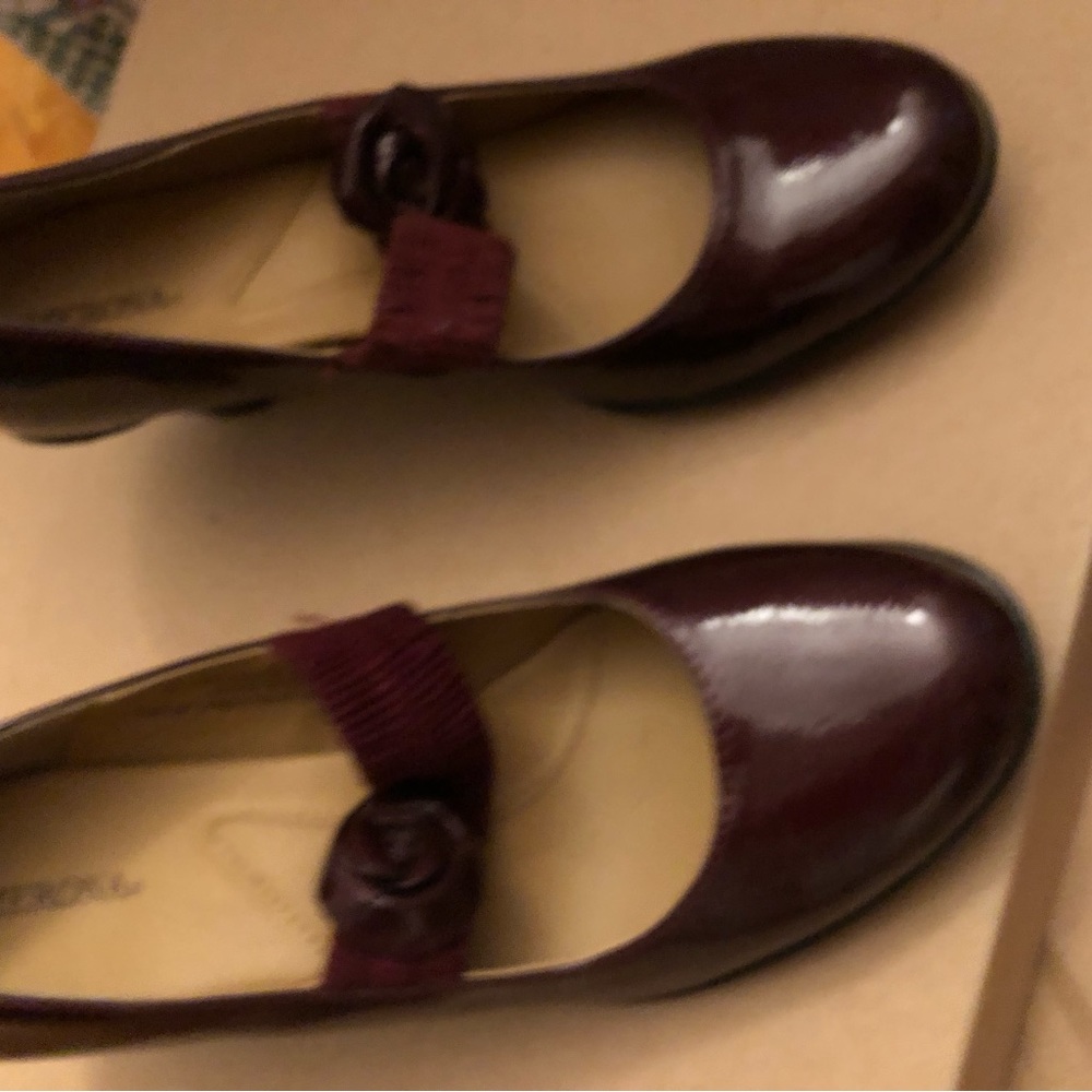 Burgundy heels